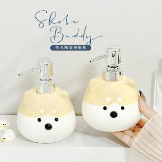 柴犬大學 柴犬小夥伴陶瓷面紙盒/肥皂盒/按壓瓶 柴犬居家系列 柴犬週邊     