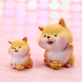 招財柴犬四寶公仔 擺飾 送禮             