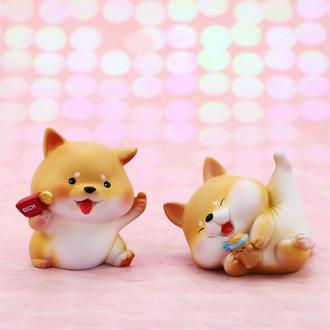 招財柴犬四寶公仔 擺飾 送禮             