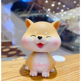 柴犬大學 - 招財柴犬搖頭擺飾 車上裝飾 送禮            