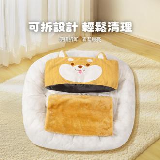 柴犬大學 柴犬造型暖暖窩 柴犬狗窩 冬季狗床 大尺寸狗窩   