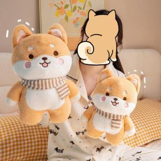 暖暖圍巾柴犬娃娃 