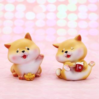 招財柴犬四寶公仔 擺飾 送禮             